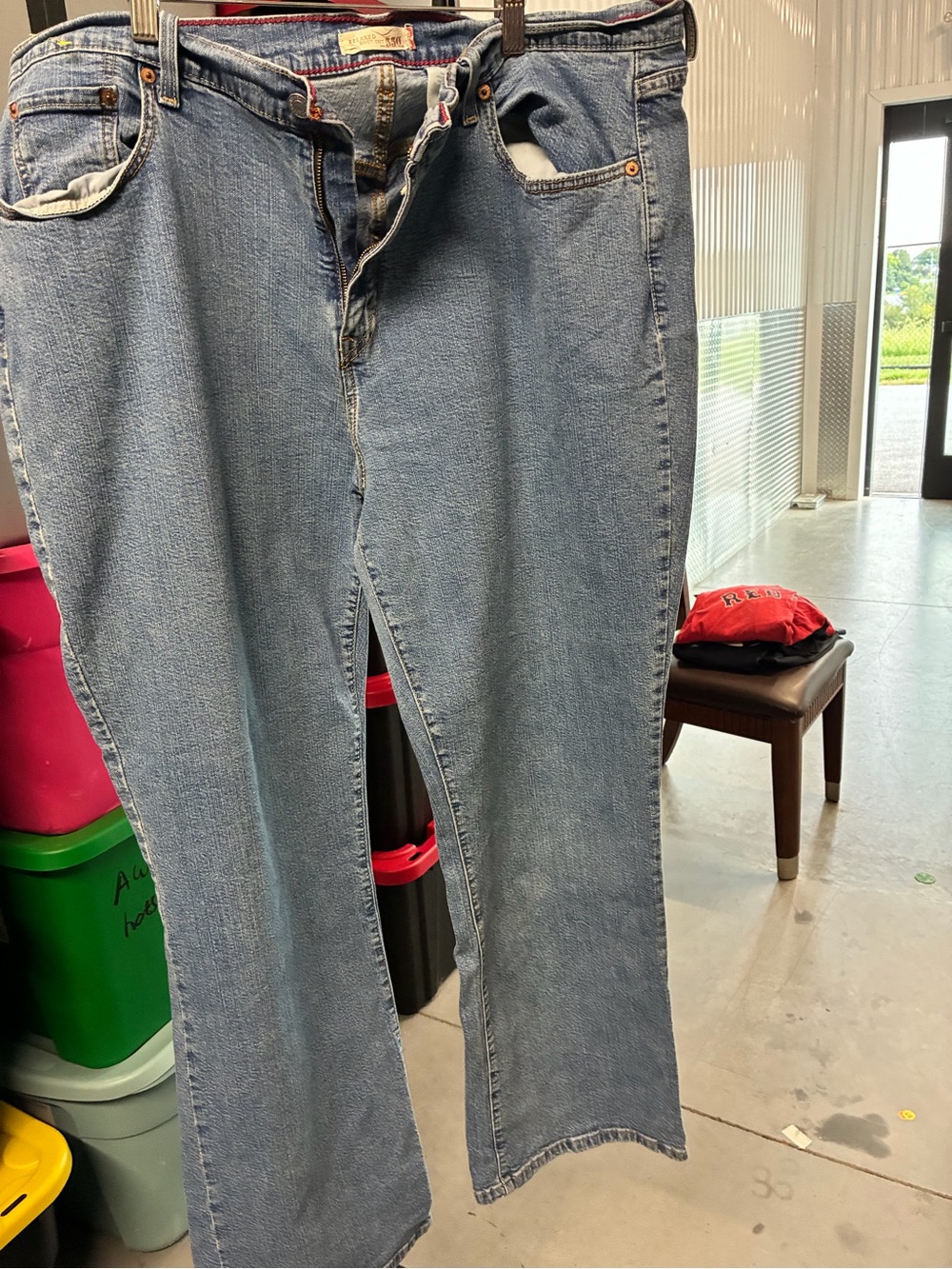 Levi's Light Blue Flare Jeans
